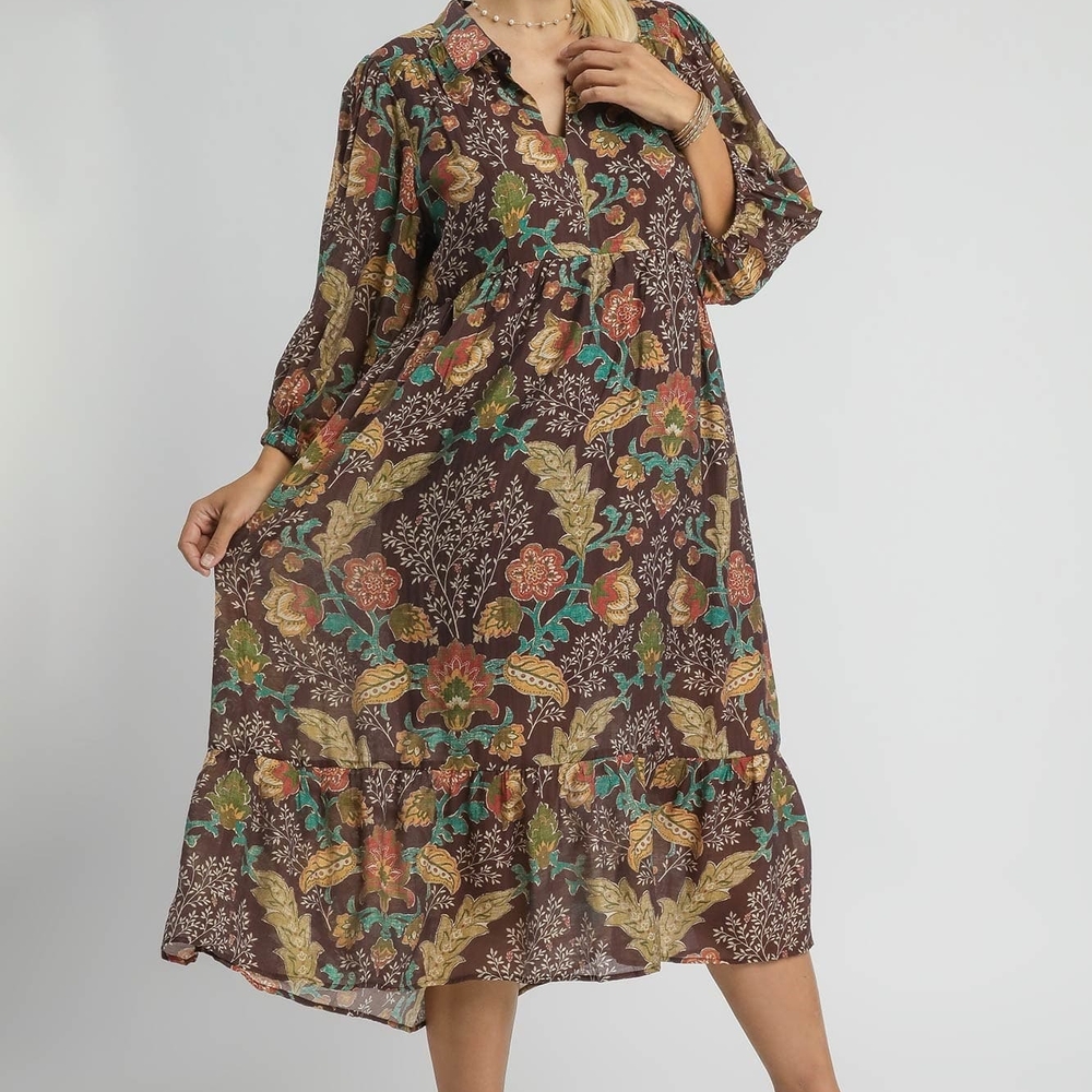 Floral Bohemian Maxi Dress